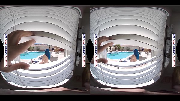Naughty America - Glorious day to fuck Jewelz Blu by the pool in VR