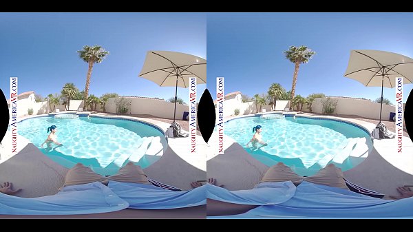 Naughty America - Glorious day to fuck Jewelz Blu by the pool in VR