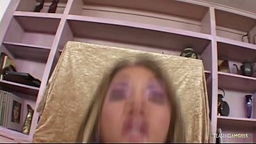 That sausage kept smacking her ecstatic face and then he plowed her