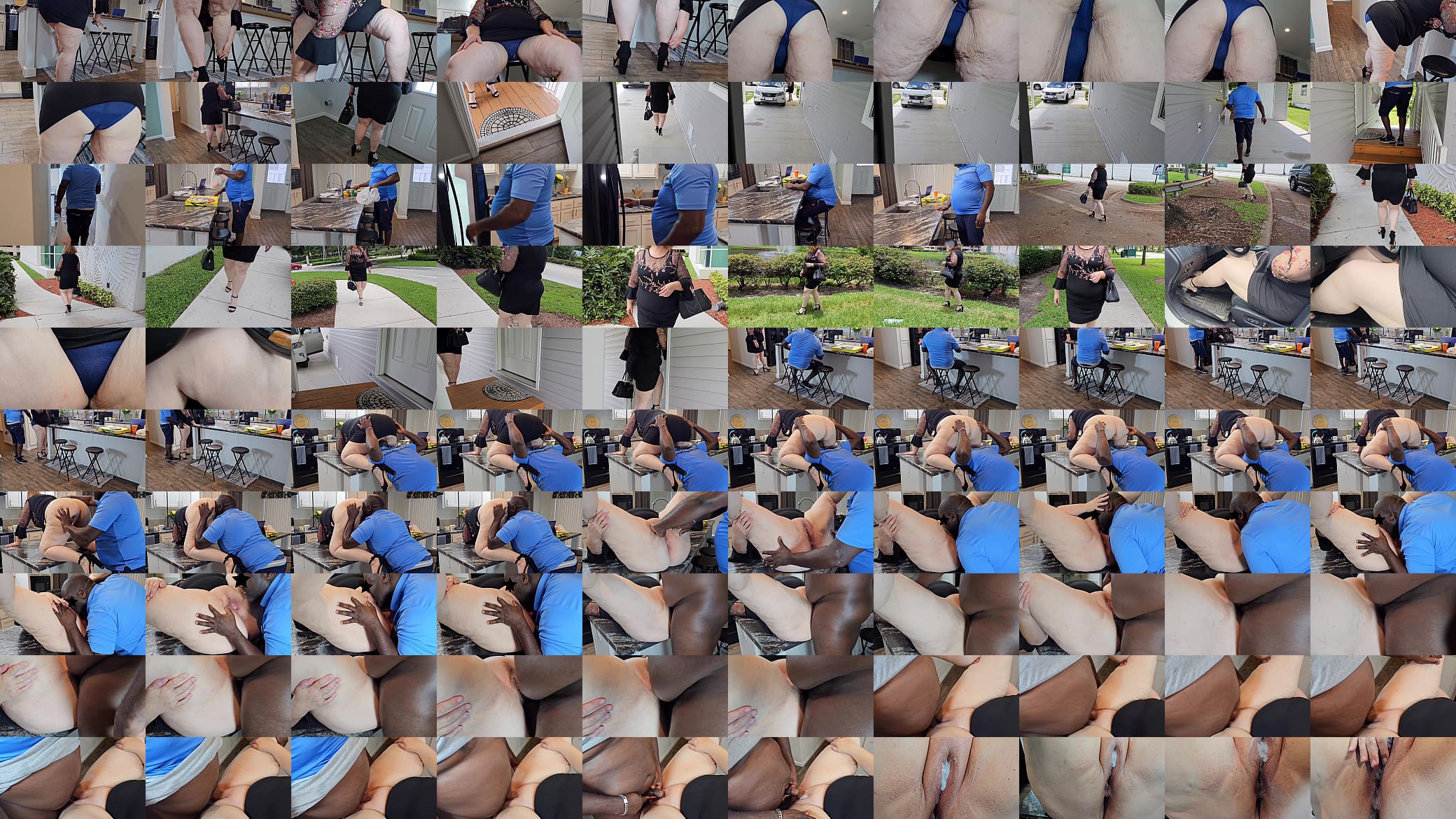 Stranger found the key to my house, made his way inside and creampied my pussy With lots of cum 预览图