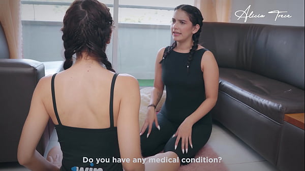Yoga teacher fucks me in the middle of class
