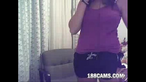 Teen plays with dildo on webcam show