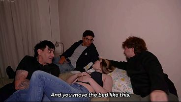 Only One Bed... So Both Dicks Fucked Me Hard