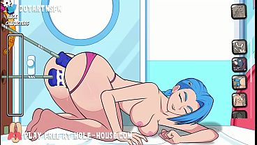 Jinx League Of Legends Rule 34 Hentai Double Dildo Penetration Squirting Orgasm - Hole House Game