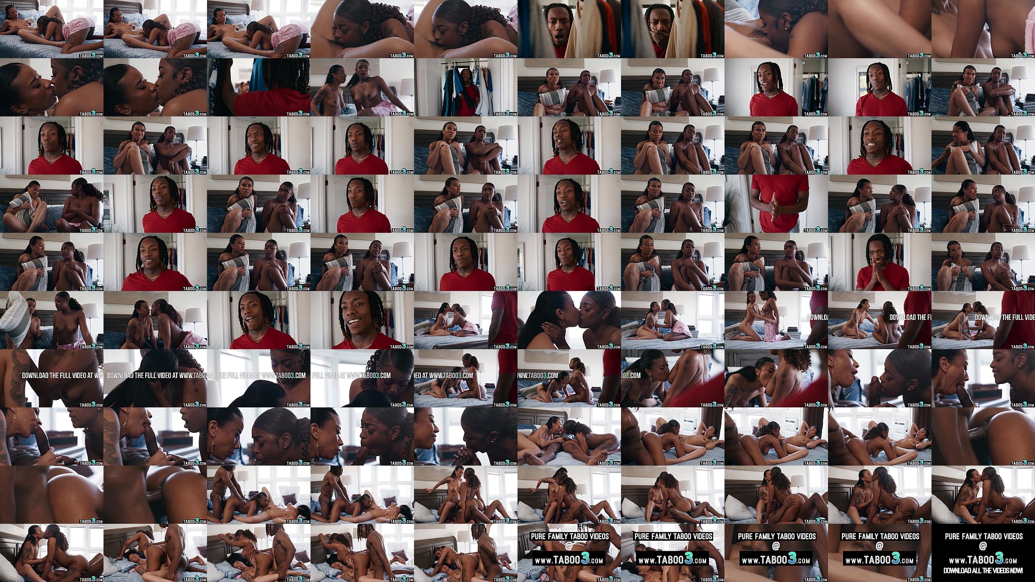 Ebony lesbians Ameena Green and Destiny Mira lets their BBC friend to join 预览图