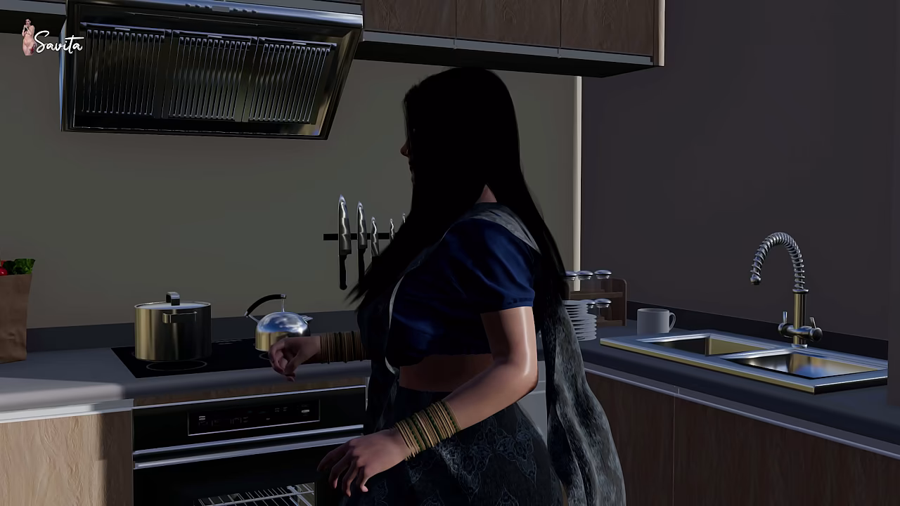 Sizzling Desi Savita Bhabhi Gets Her Tight Pussy Pounded by Horny Devar