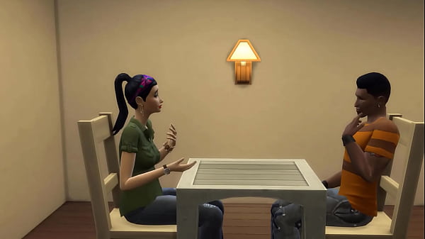 My step Mom Fucking With The New Black Neighbor After Moving Into A New House