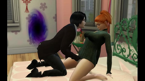 The Sims 4:Vampire Seduces Chubby Nerd