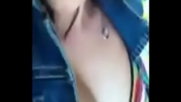 pulling out her big tits