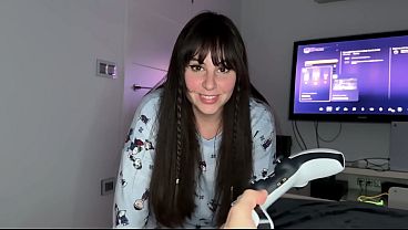 Gaming with Stepsis Ends in Hard Fuck