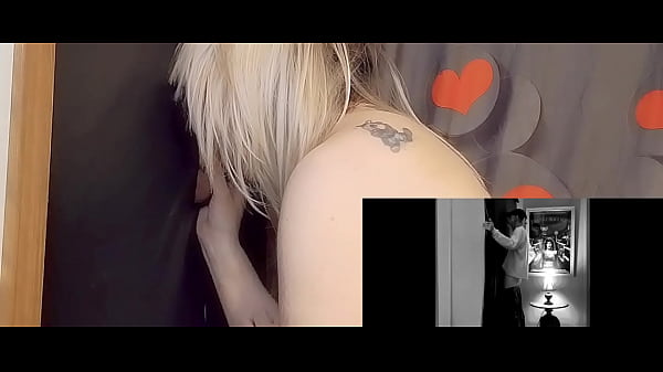 sucking cock at gloryhole