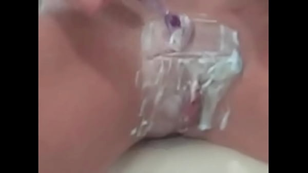 Pierced hottie shaves