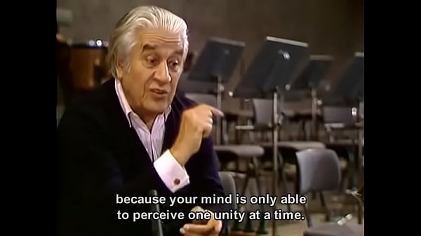 Sergiu Celibidache on his philosophy of music