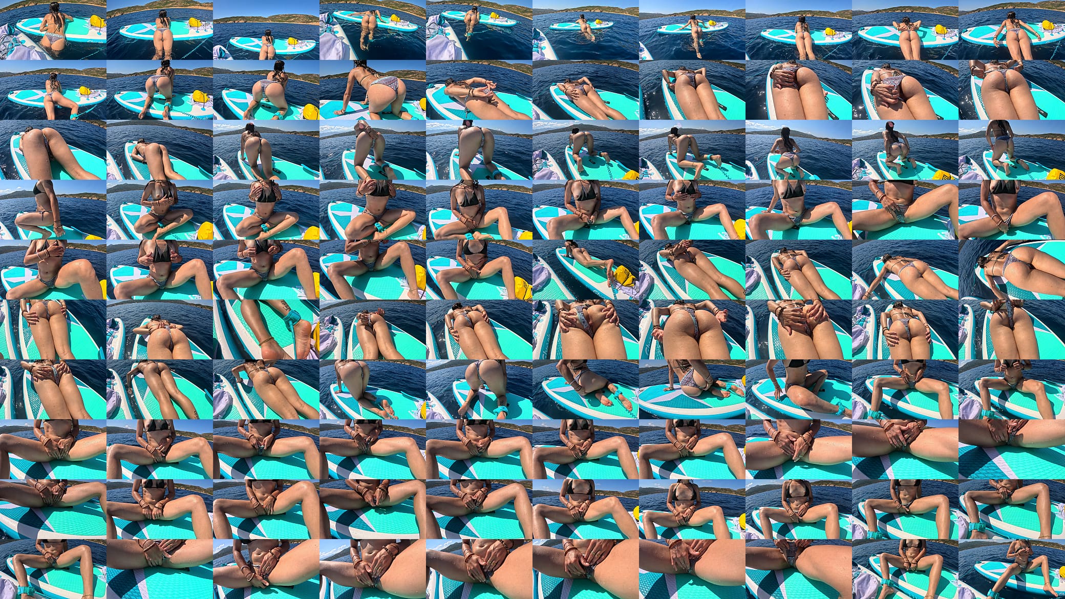 I touch my pussy in the middle of the sea! - Amateur 预览图