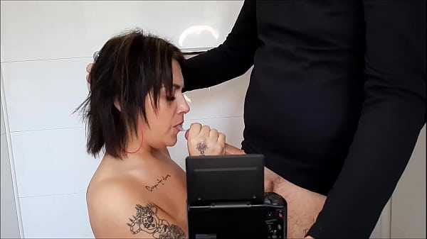 Sexy Wife Natalia Sloppy Deepthroat Facefuck Blowjob Cumshot in Mouth