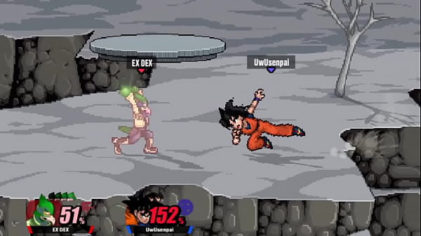 Momento muy triste para los fans del anime jugando SSF2 contra UwUsenpai