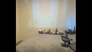 Late night urges for huge dildo with thong to the side on Gay Ebony Ass