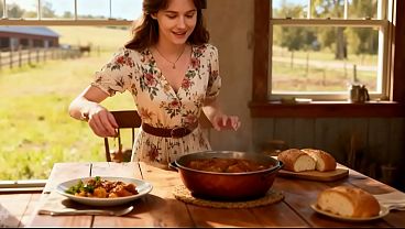 THE FARMER'S DAUGHTER'S PUNISHMENT. SPANKING CANE