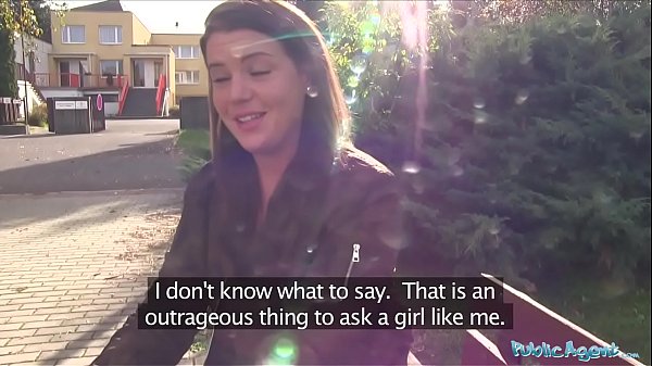 Public Agent Sexy student creampied outdoors