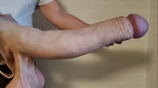 gigantic penis with big testicles - prosthetic penis