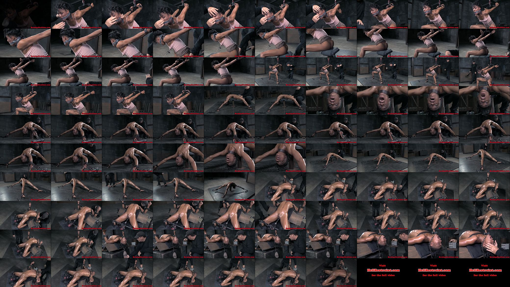 Groped ebony submits to her maledom master 预览图