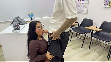 I forget I'm a teacher and get my pussy filled with cum in the classroom! - ALEJANDRA PALACIOS