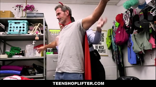 TeenShoplifter - Skinny Blonde Teen Shoplifter Stepdaughter Does Sex Acts With Stepdad And MILF Security Officer - Khloe Kingsley, Jenna Starr, Rusty Nails