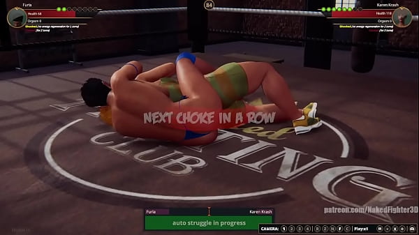 Furia VS Karen Krash (Naked Fighter 3D)