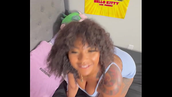 Ebony MILF POV Anal Fuck with a Hot Young White Boy