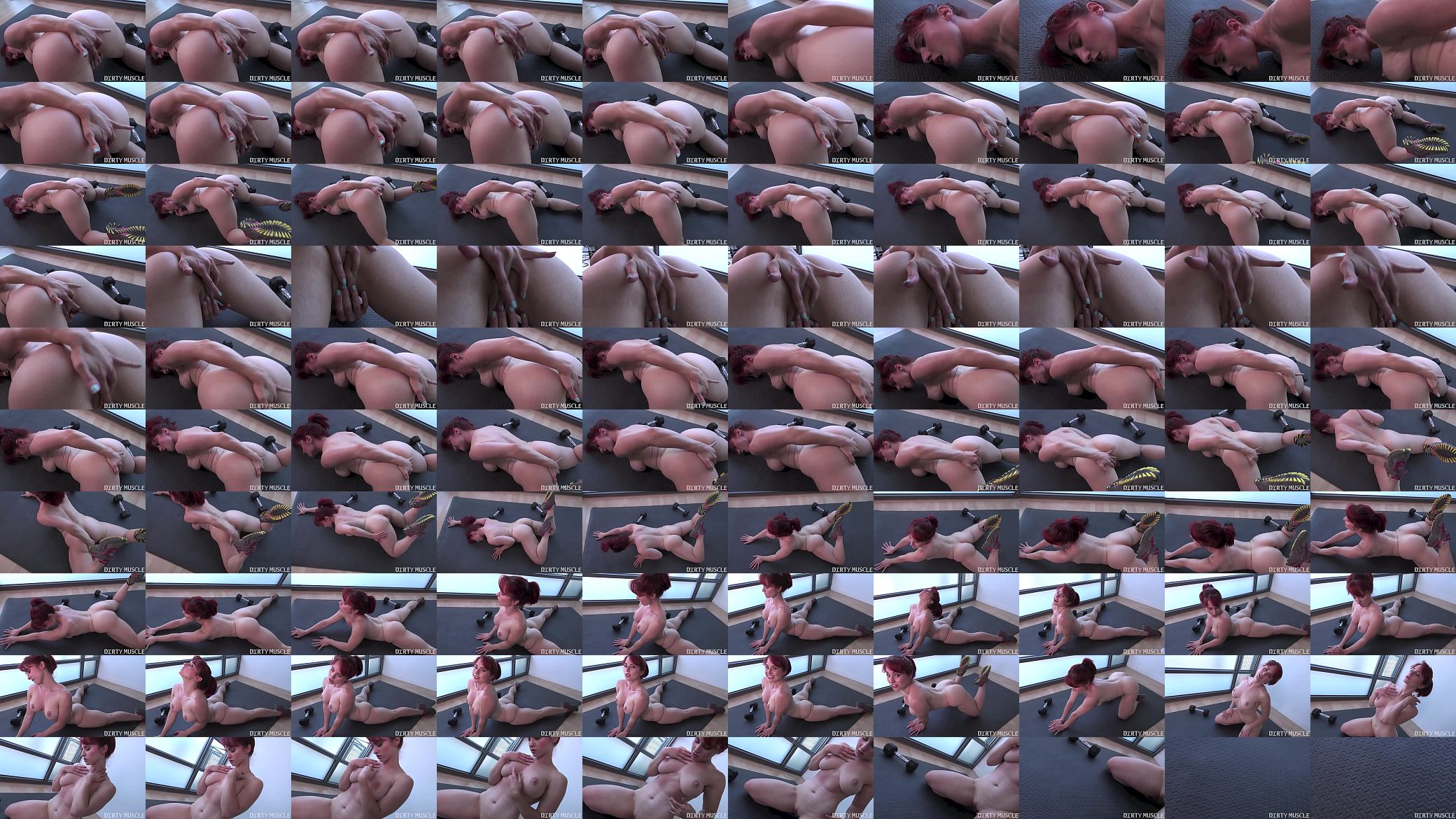 Naked Fit Yoga Instructor Plays With Her Asshole 预览图