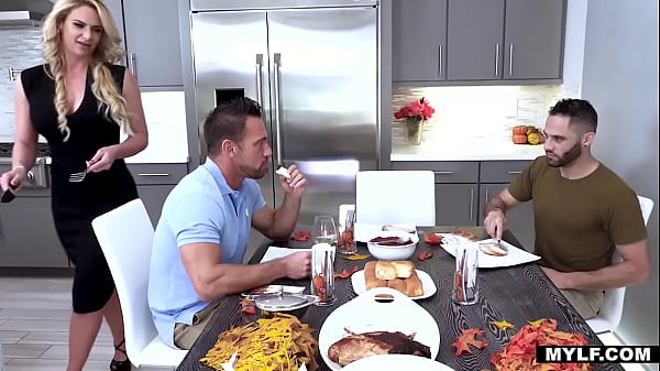 Hot 3some with Busty MILF neighbor Phoenix Marie