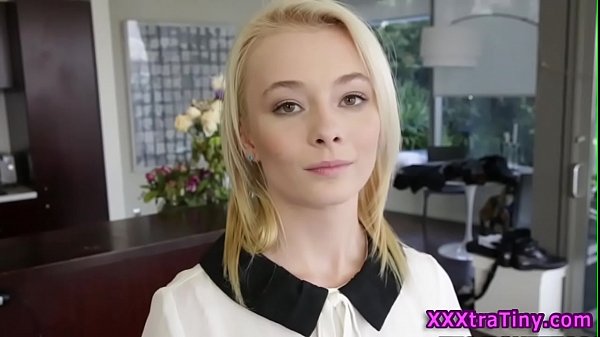 Petite stockings teen cum