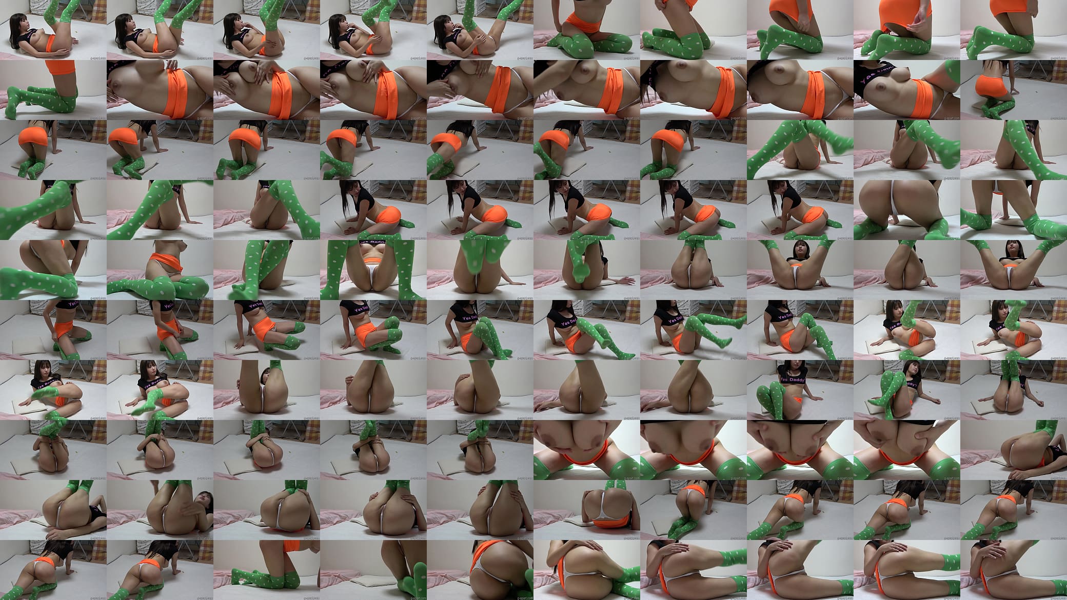 Sexy Busty Japanese Miyabi Yoga Exercise 预览图