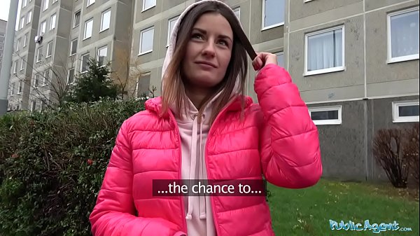 Public Agent Hot Russian brunette with tattoos loves taking big dick