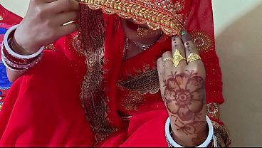 Beautiful New Married Wife Saree Romance & Fucking clear hindi audio