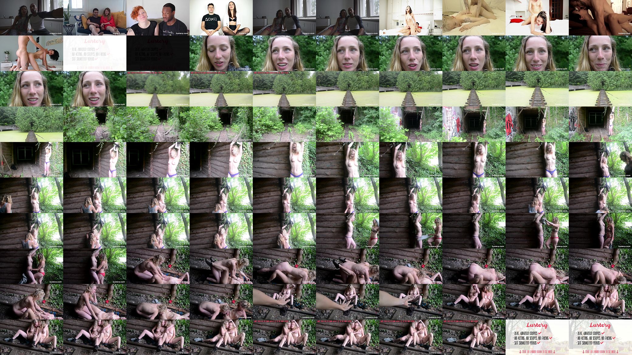 Lesbian Sex Adventure in the Park 预览图