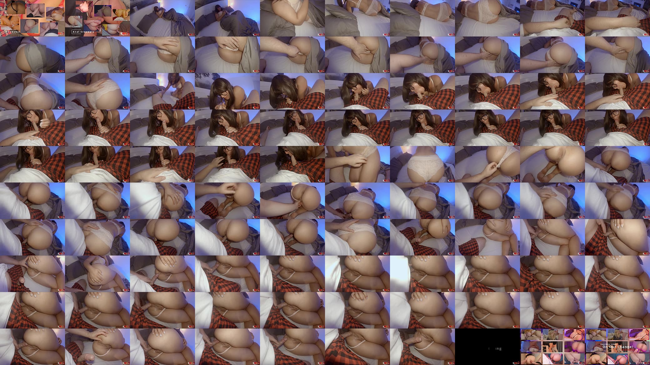 ON my stepmother&#039;s bed, my dick becomes hard, and I don&#039;t know where to put it, I shove my dick into her, after fucking her ass, I left her full of Cum 预览图