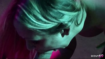 Domina MILF with big round Ass give fixed slave Guy with long Cock a Femdom Fuck