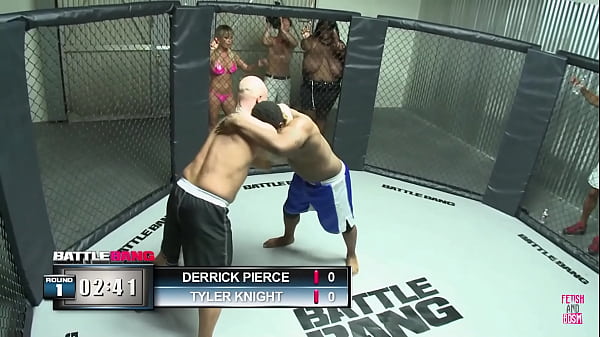 As the winner in the ring Derrick receives the beautiful blonde Jessica as a prize