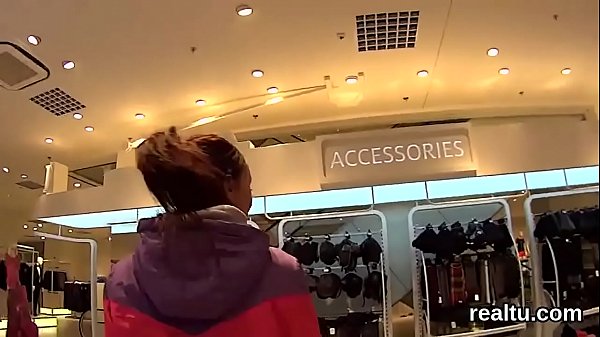 Stunning czech teen was seduced in the supermarket and fucked in pov