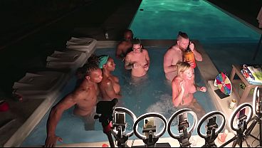 Download Video - Hardcore Hot Tub Orgy Deliah Grace&comma; Lyric Sky & Nikki Zee