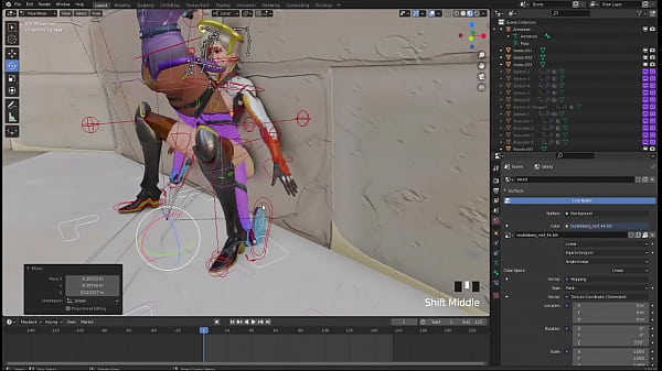 Overwatch Making of bonus 2 in blender