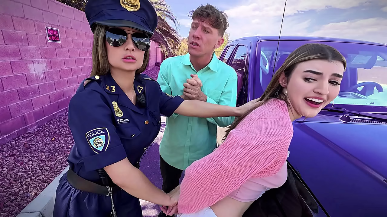 Meeting The In Law Gone Wrong (Cop Catches Stepsons End Game Girl)