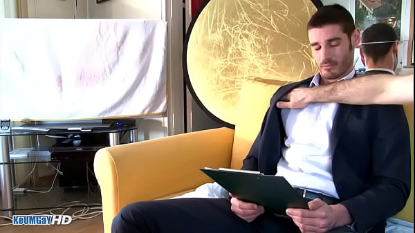 Download Video - straight str8 Salesman in suit trousers gets wanked his huge cock by a guy