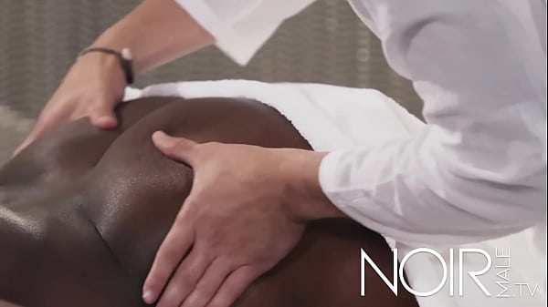 I give my BLACK friend a MASSAGE and I end up FUCKING him