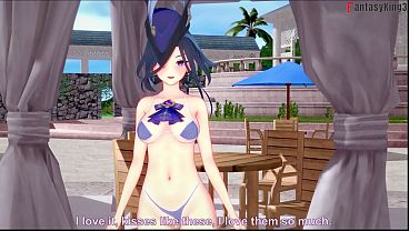 Clorinde POV bikini sex | Genshin Impact | Full & Pov version on Sheer & PTRN: Fantasyking3