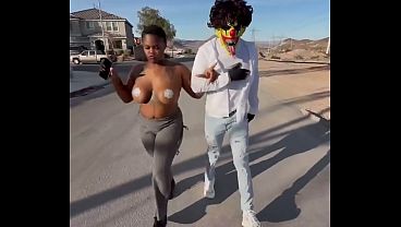 Gibby The Clown & Siren Nudist Taking A Stroll Through Henderson NV