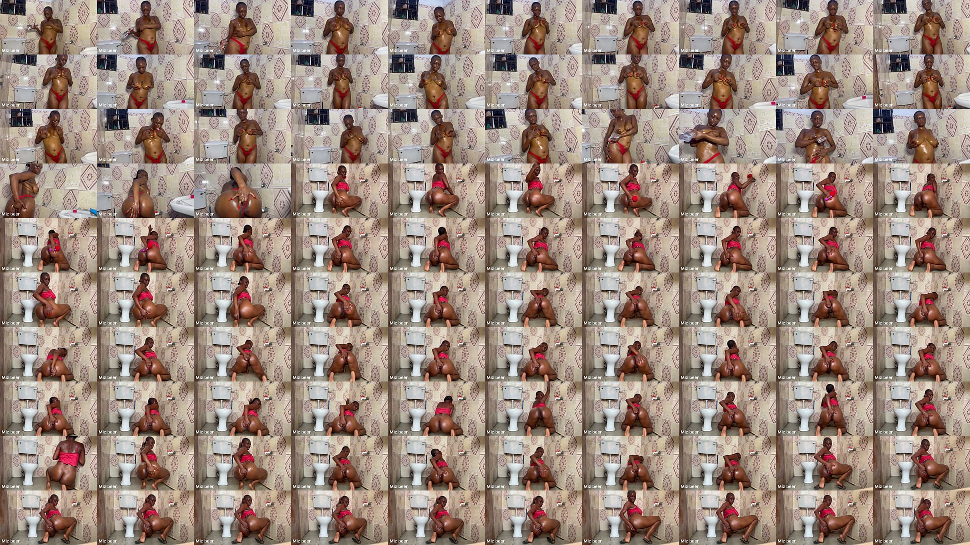 Playing with my boobs and asshole in the bathroom 预览图