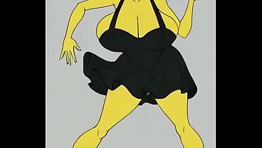 Lisa Simpson vestido negro