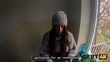 DEBT4k. She just wanted to Pay off her Debts with her Mouth and Pussy